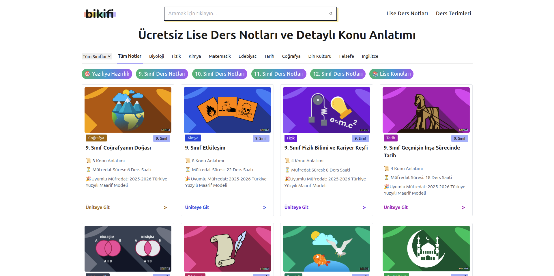 Okulseçim Tercih Listesi